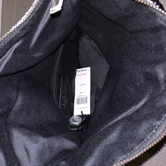 NWT BCBGeneration Silver Sequined Clutch - Picture 6 of 10